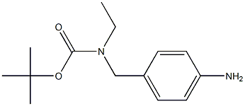 tert-butyl 4-aminobenzyl(ethyl)carbamate 结构式