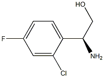 (S)-2-amino-2-(2-chloro-4-fluorophenyl)ethanol 结构式