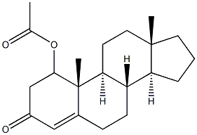 1-睾酮醋酸酯 结构式