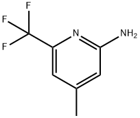 4-甲基-6-(三氟甲基)吡啶-2-胺 结构式