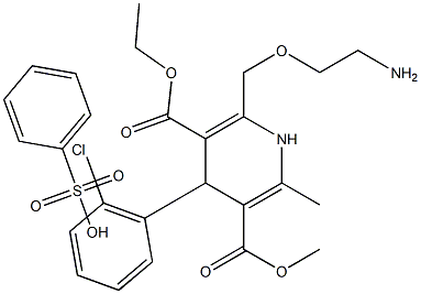 苯磺酸氨氯地平EP杂质F 结构式