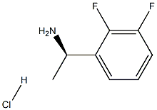 (R)-1-(2,3-difluorophenyl)ethan-1-amine hydrochloride 结构式