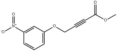 methyl 4-(3-nitrophenoxy)but-2-ynoate 结构式