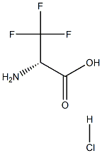 (S)-2-amino-3,3,3-trifluoropropanoic acid hydrochloride 结构式