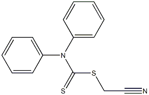 Cyanomethyl diphenylcarbamodithioate 97% (HPLC) 结构式