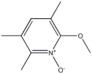 2,3,5-三甲基-6-甲氧基吡啶氮氧化物 结构式