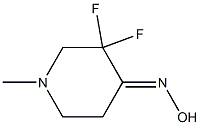 3,3-Difluoro-1-methyl-piperidin-4-one oxime 结构式