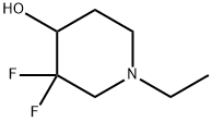1-乙基-3,3-二氟哌啶-4-醇 结构式