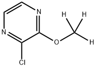 2-Chloro-3-(methoxy-d3)-pyrazine 结构式