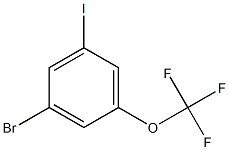 3-碘-5-三氟甲氧基溴苯 结构式