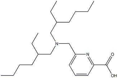 6-((bis(2-ethylhexyl)amino)methyl)picolinic acid 结构式