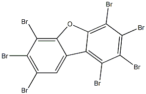 1,2,3,4,6,7,8-HEPTABROMODIBENZOFURAN (13C12, 99%) 5 ug/ml in Nonane:Toluene (70:30) 结构式