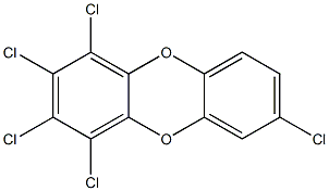 1,2,3,4,7-PENTACHLORODIBENZO-P-DIOXIN (13C12, 99%) 5 ug/ml in Nonane 结构式