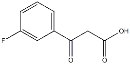 3-(3-氟苯基)-3-氧代丙酸 结构式