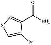 4-溴噻吩-3-甲酰胺 结构式