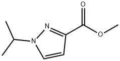 1-(丙-2-基)-1H-吡唑-3-羧酸甲酯 结构式