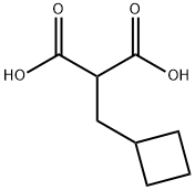 2-环丁基甲基丙二酸 结构式