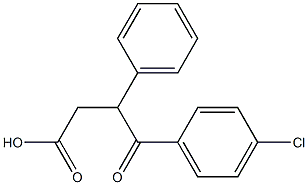 4-(4-Chlorophenyl)-4-oxo-3-phenylbutanoic acid 结构式