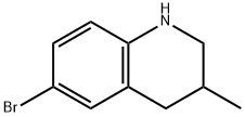 6-溴-3-甲基-1,2,3,4-四氢喹啉 结构式