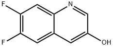 6,7-二氟喹啉-3-醇 结构式