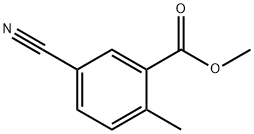 5-Cyano-2-methyl-benzoic acid methyl ester 结构式