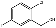 (2-氯-5-碘苯基)甲醇 结构式