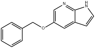 5-苄氧基-7-氮杂吲哚 结构式