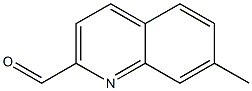 7-METHYLQUINOLINE-2-CARBALDEHYDE 结构式