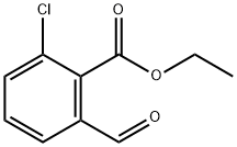 2-氯-6-醛基苯甲酸乙酯 结构式