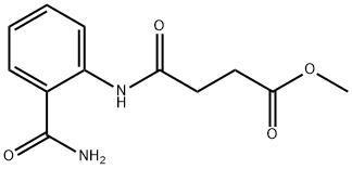 methyl 4-[(2-carbamoylphenyl)amino]-4-oxobutanoate 结构式