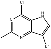 7-Bromo-4-chloro-2-methyl-5H-pyrrolo[3,2-d]pyrimidine