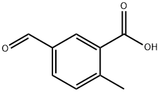 3-羧基-4-甲基苯甲醛 结构式