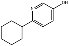 6-cyclohexyl-3-Pyridinol 结构式