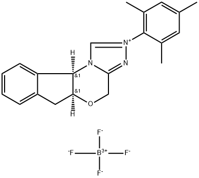 (-)-茚胺醇三甲基苯肼三氮唑 结构式