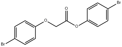 4-bromophenyl 2-(4-bromophenoxy)acetate 结构式