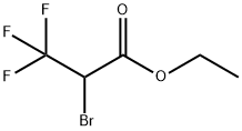 2-溴-3,3,3-三氟丙酸乙酯 结构式