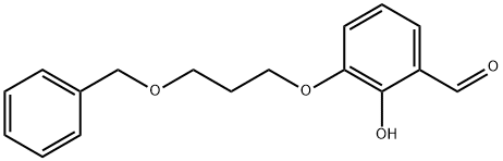 3-(3-(苄氧基)丙氧基)-2-羟基苯甲醛 结构式