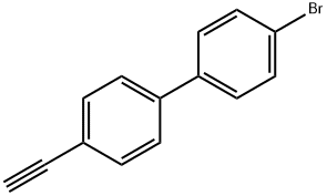 4-溴-4'-炔联苯 结构式