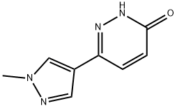 6-(1-methyl-1H-pyrazol-4-yl)pyridazin-3(2H)-one 结构式
