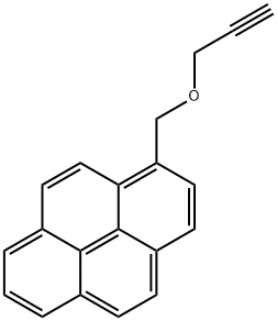 1-[(炔丙基氧)甲基]芘 结构式