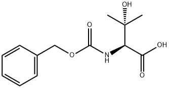 Cbz-(S)-2-amino-3-hydroxy-3-methylbutanoic acid 结构式