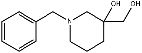 1-benzyl-3-(hydroxymethyl)piperidin-3-ol 结构式