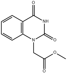 methyl 2-(2,4-dioxo-3,4-dihydroquinazolin-1(2H)-yl)acetate 结构式