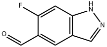 6-fluoro-1H-indazole-5-carbaldehyde 结构式