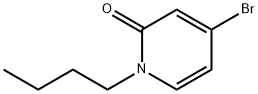 4-溴-1-丁基吡啶-2(1H)-酮 结构式