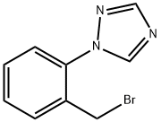 1-(2-(Bromomethyl)phenyl)-1H-1,2,4-triazole 结构式