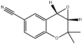(1AS,7BS)-2,2-二甲基-2,7B-二氢-1AH-噁丙烯并[2,3-C]色烯-6-甲腈 结构式