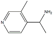 1-(3-Methylpyridin-4-yl)ethanamine 结构式