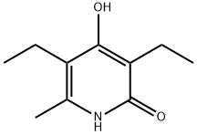 3,5-二乙基-6-甲基吡啶-2,4-二醇 结构式