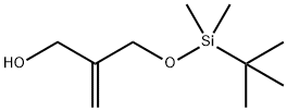 2-[[TERT-BUTYL(DIMETHYL)SILYL]OXYMETHYL]PROP-2-EN-1-OL 结构式